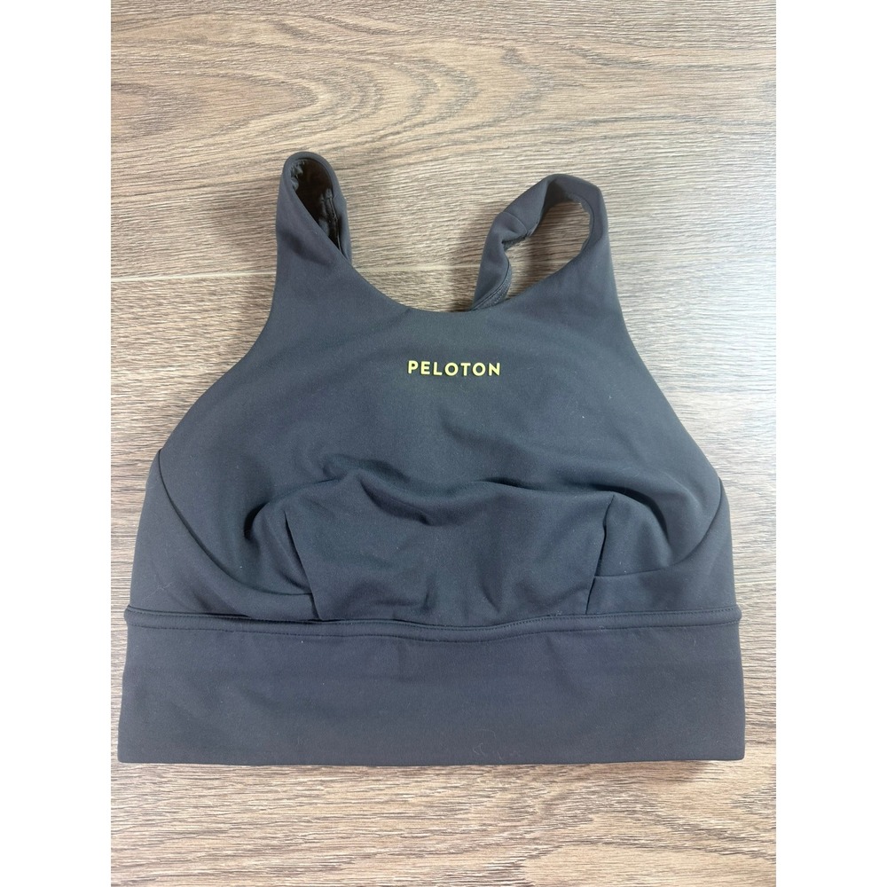 Lululemon x Peleton Wunder Train Long Line Sports Bra Size 6 Dark Gray EverLux